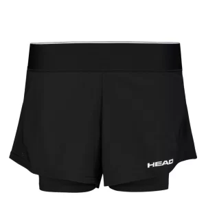 Head Robin Shorts W Czarne - spodenki tenisowe
