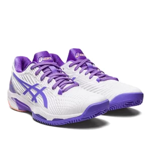 Asics Solution Speed FF 2 Clay White Amethyst - buty tenisowe