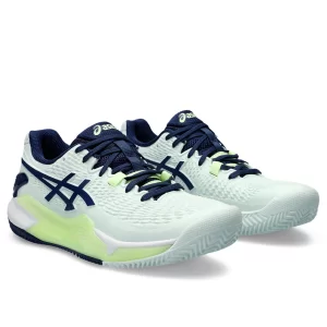 Asics Gel-Resolution 9 Clay Pale Mint Blue Expanse - damskie buty tenisowe
