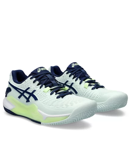 Asics Gel-Resolution 9 Clay Pale Mint Blue Expanse - damskie buty tenisowe