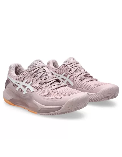 Asics Gel-Resolution 9 Clay Watershed Rose White - damskie buty tenisowe
