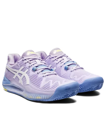 Asics Gel-Resolution 8 Clay Murasaki White - buty tenisowe damskie