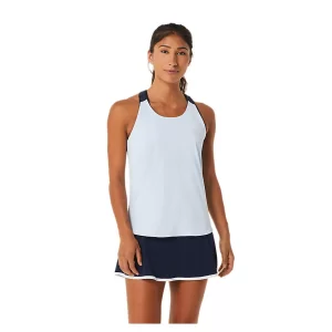 Asics Women Court Tank Sky Soft Midnight - damska koszulka tenisowa