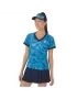Asics Match Graphic SS Top Reborn Blue - damska koszulka tenisowa