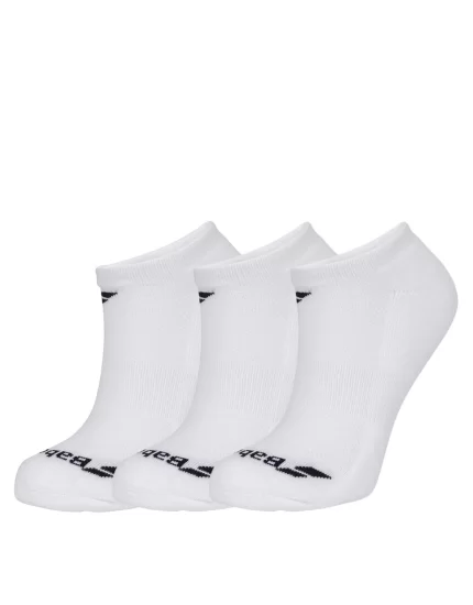 Babolat Invisible Białe (3 pary) - skarpety tenisowe