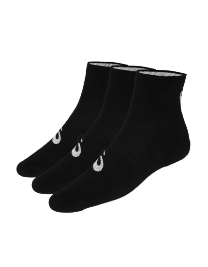 Asics Quarter Czarne (3 pary) - skarpety tenisowe