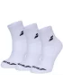 Babolat Quarter Socks Białe (3 pary) - skarpety tenisowe