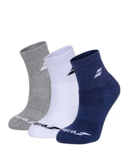 Babolat Quarter Socks (3 pary) - skarpety tenisowe 