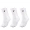 Tecnifibre Classic Socks X3 White - skarpety tenisowe