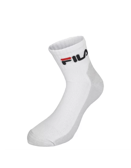 Fila Socks Quarter Sport Białe (1 para) - skarpety tenisowe