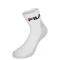 Fila Socks Quarter Sport Białe (1 para) - skarpety tenisowe