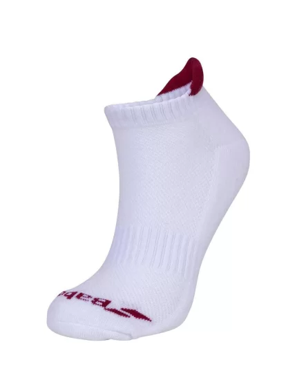 Babolat Invisible Women White Vivacious Red ( 2 pary ) - skarpetki damskie