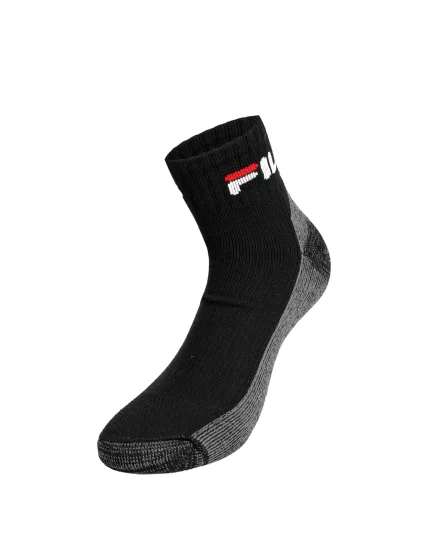 Fila Socks Quarter Sport Czarne (1 para) - skarpety tenisowe