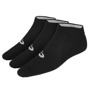 Asics Ped Sock Black (3 pary) - czarne skarpety sportowe