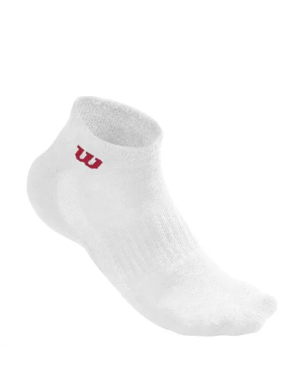 Wilson Quarter Sock (3 pary) Białe - skarpety tenisowe