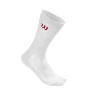 Wilson Tennis Sock (3 pary) White - skarpety tenisowe