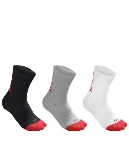 Wilson Youth Crew Sock (3 pary) - skarpety tenisowe juniorskie