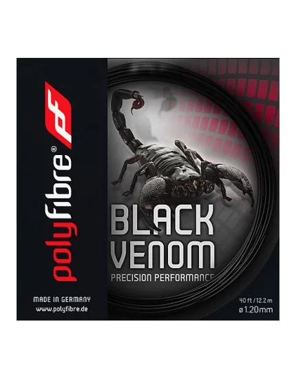 Polyfibre Black Venom - naciąg tenisowy