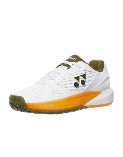 Yonex SHT Eclipsion 5 White Brown - buty tenisowe