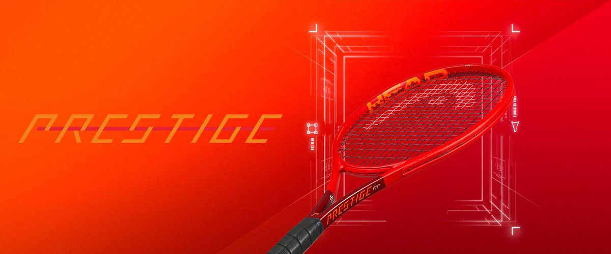 seria rakiet tenisowych head prestige 2020 kolorystyka czerwona
